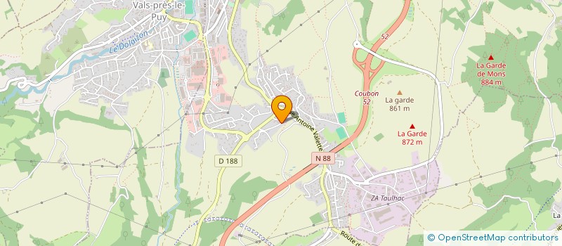 localisation de l'entreprise MONSIEUR EMILIEN AIT ATMANE  LE PUY EN VELAY