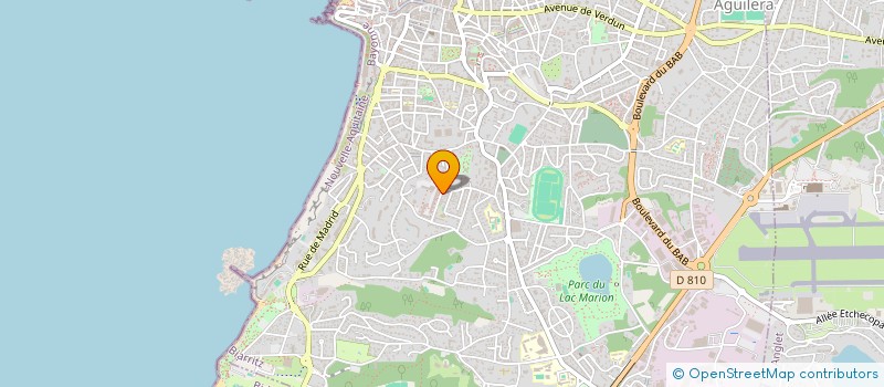 localisation de l'entreprise MONSIEUR EMILIEN ALLIOT à BIARRITZ