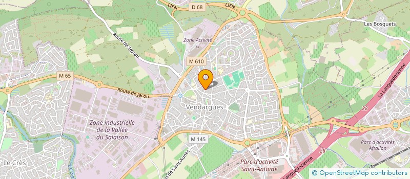 localisation de l'entreprise MONSIEUR EMILIEN BAJEUX à VENDARGUES