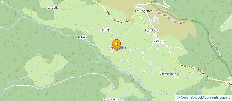 localisation de l'entreprise MONSIEUR EMILIEN BAUGROS à CHALMAZEL-JEANSAGNIERE