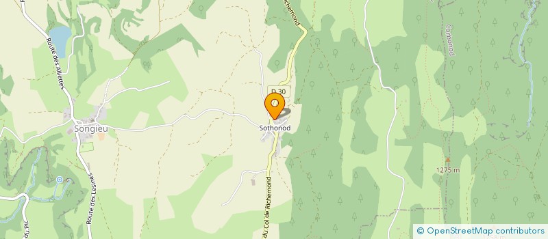 localisation de l'entreprise MONSIEUR EMILIEN BEJEANNIN  HAUT VALROMEY