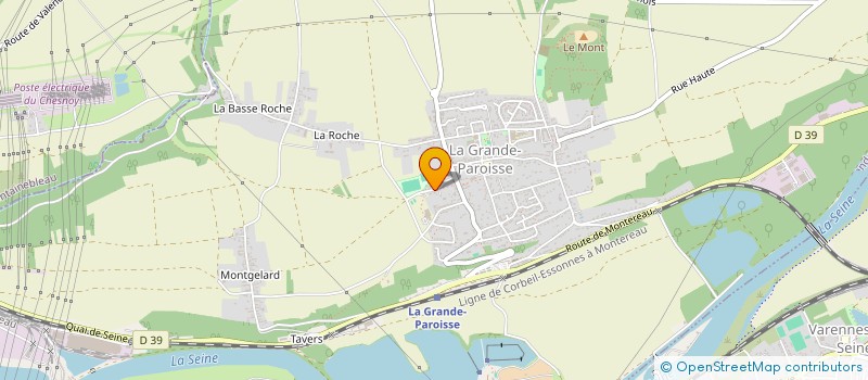 localisation de l'entreprise MONSIEUR EMILIEN BENARD  LA GRANDE-PAROISSE