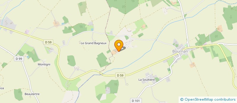 localisation de l'entreprise MONSIEUR EMILIEN BENNOIN  BOURNAN