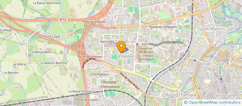 localisation de l'entreprise MONSIEUR EMILIEN BERNARD  RENNES