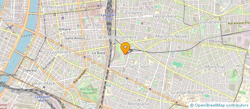 localisation de l'entreprise MONSIEUR EMILIEN BERRICHON  LYON