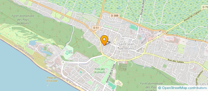 localisation de l'entreprise MONSIEUR EMILIEN BESSEAU  SAINT-JEAN-DE-MONTS