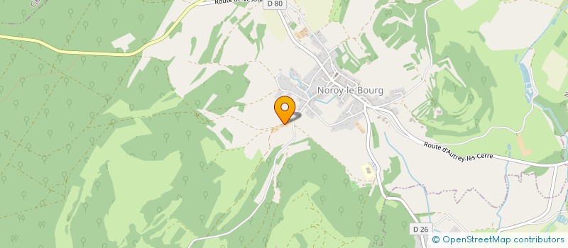 localisation de l'entreprise MONSIEUR EMILIEN BEVALOT  NOROY-LE-BOURG