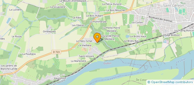 localisation de l'entreprise MONSIEUR EMILIEN BEZIE  OUDON