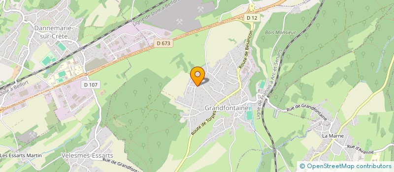 localisation de l'entreprise MONSIEUR EMILIEN BOUHELIER  BUSY