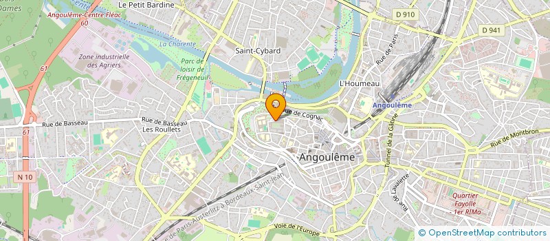 localisation de l'entreprise MONSIEUR EMILIEN BREYTON à ANGOULEME