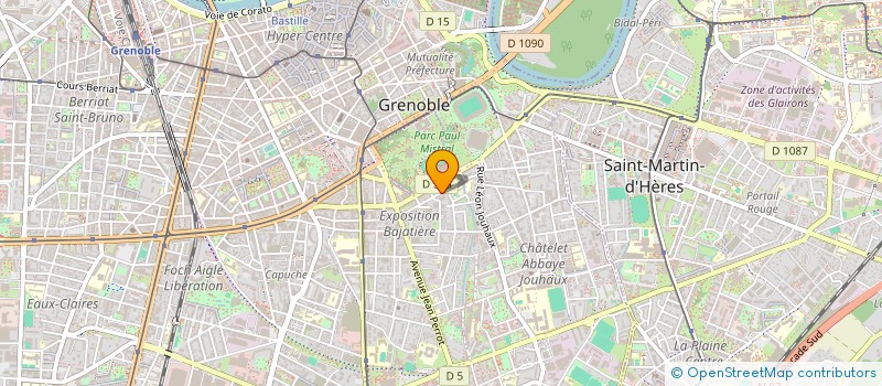 localisation de l'entreprise MONSIEUR EMILIEN CASADO  GRENOBLE