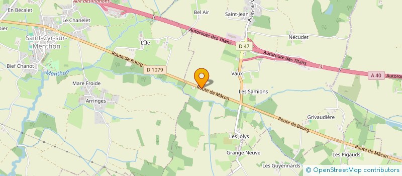 localisation de l'entreprise MONSIEUR EMILIEN CHARPIGNY  SAINT-GENIS-SUR-MENTHON