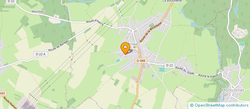 localisation de l'entreprise MONSIEUR EMILIEN CLAISSE  RENWEZ