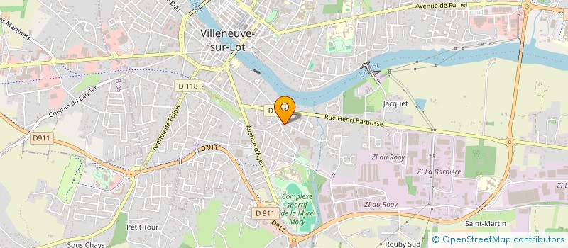 localisation de l'entreprise MONSIEUR EMILIEN CONGE à VILLENEUVE-SUR-LOT