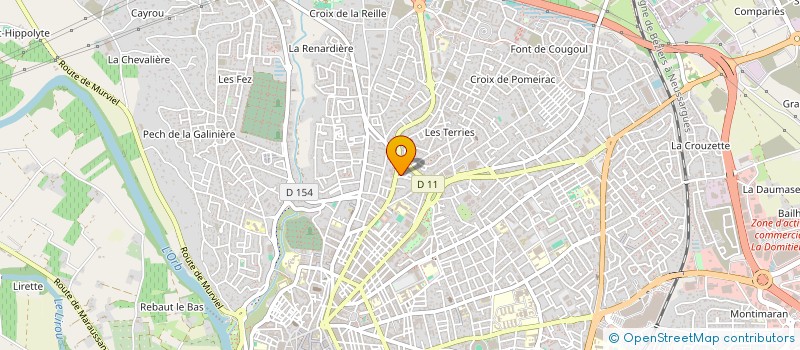 localisation de l'entreprise MONSIEUR EMILIEN COURTIN  BEZIERS