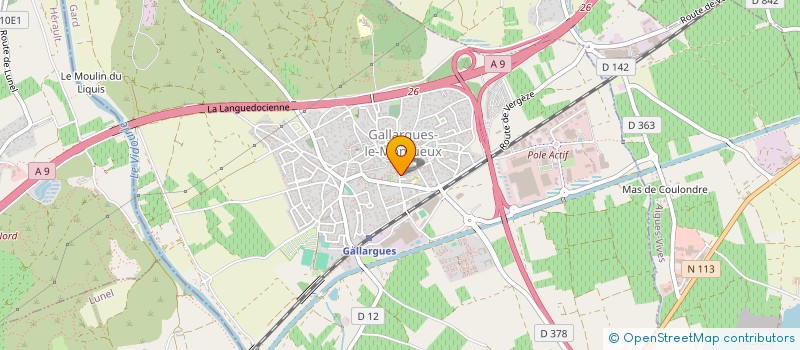 localisation de l'entreprise MONSIEUR EMILIEN DANCE à GALLARGUES-LE-MONTUEUX