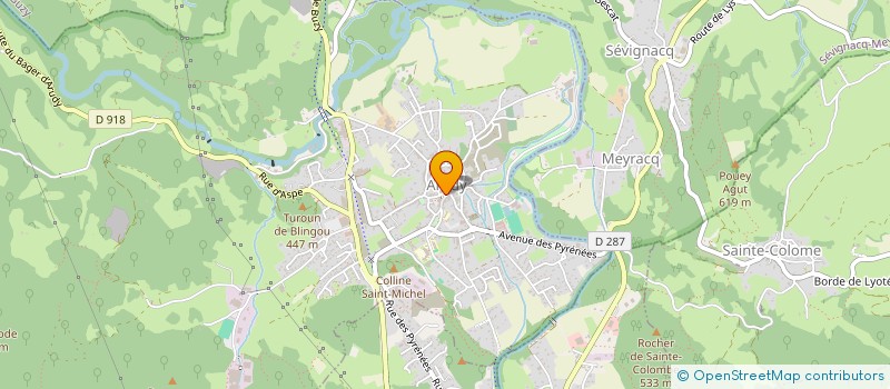 localisation de l'entreprise MONSIEUR EMILIEN DUBAS  ARUDY