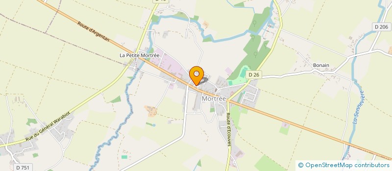 localisation de l'entreprise MONSIEUR EMILIEN DUBOIS à MORTREE
