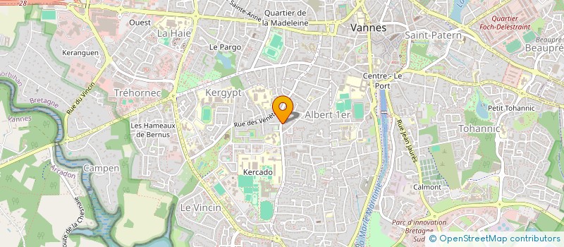 localisation de l'entreprise MONSIEUR EMILIEN DUBOIS à VANNES