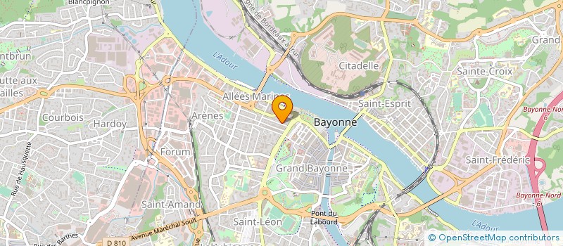 localisation de l'entreprise MONSIEUR EMILIEN DUFAU à BAYONNE