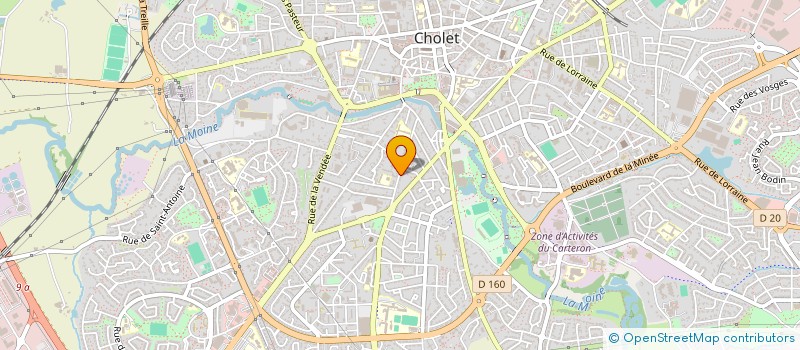 localisation de l'entreprise MONSIEUR EMILIEN DUHAIL à CHOLET