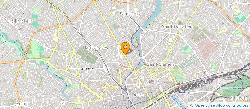 localisation de l'entreprise MONSIEUR EMILIEN DUMAS à NANTES