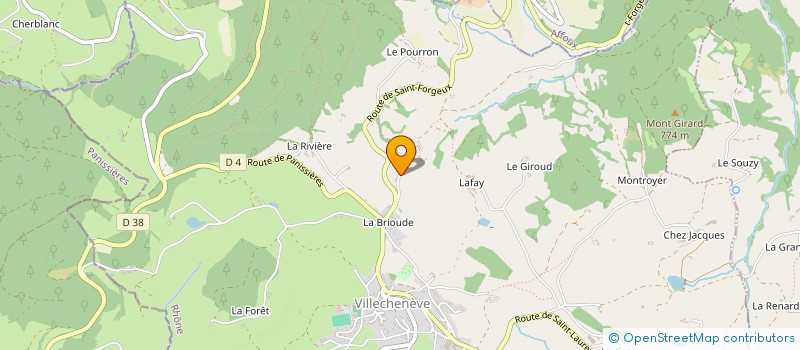 localisation de l'entreprise MONSIEUR EMILIEN DUSSUYER à VILLECHENEVE