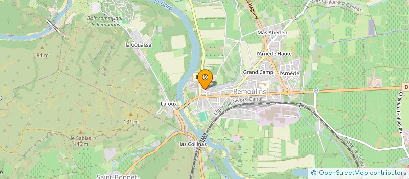 localisation de l'entreprise MONSIEUR EMILIEN FARGETTE  REMOULINS