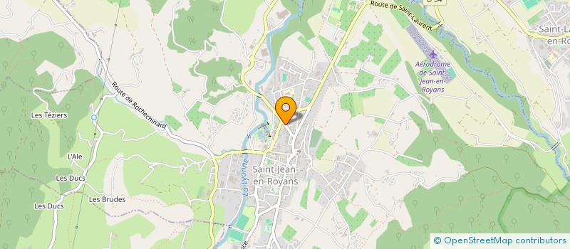 localisation de l'entreprise MONSIEUR EMILIEN GEORIS--USCLARD  SAINT-JEAN-EN-ROYANS