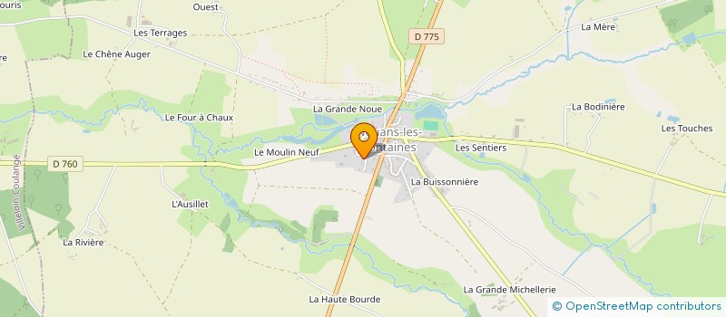 localisation de l'entreprise MONSIEUR EMILIEN GOISIER  NOUANS-LES-FONTAINES