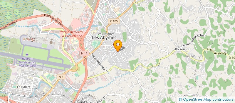 localisation de l'entreprise MONSIEUR EMILIEN GOSSEC à LES ABYMES