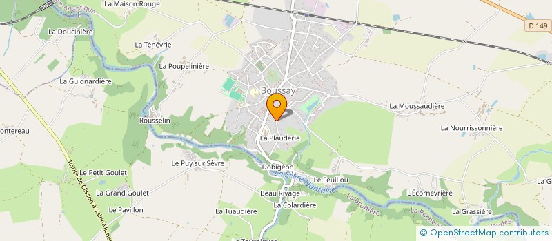 localisation de l'entreprise MONSIEUR EMILIEN GRIFFON  BOUSSAY