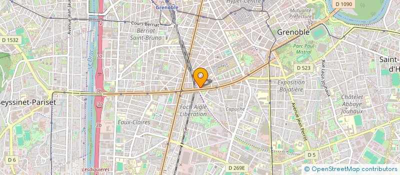 localisation de l'entreprise MONSIEUR EMILIEN HAMEL à GRENOBLE