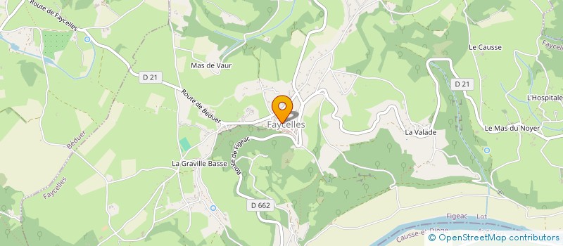 localisation de l'entreprise MONSIEUR EMILIEN HENRY à FAYCELLES
