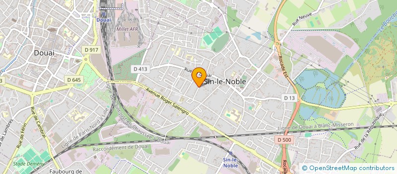 localisation de l'entreprise MONSIEUR EMILIEN HOSSELET  SIN-LE-NOBLE