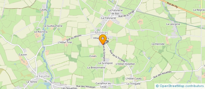 localisation de l'entreprise MONSIEUR EMILIEN HOUELLEBECQ  MILLIERES