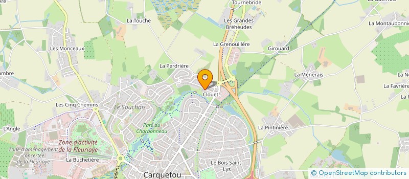 localisation de l'entreprise MONSIEUR EMILIEN HUEZ à CARQUEFOU
