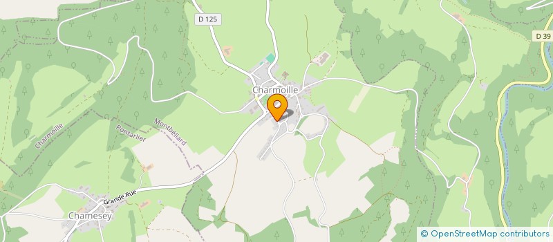 localisation de l'entreprise MONSIEUR EMILIEN JACQUE  CHARMOILLE