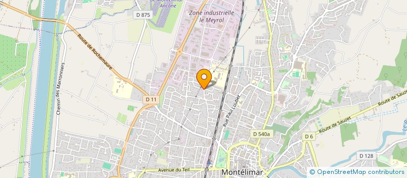 localisation de l'entreprise MONSIEUR EMILIEN JACQUIER  MONTELIMAR