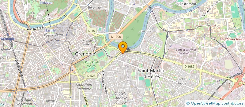 localisation de l'entreprise MONSIEUR EMILIEN JANIN à GRENOBLE