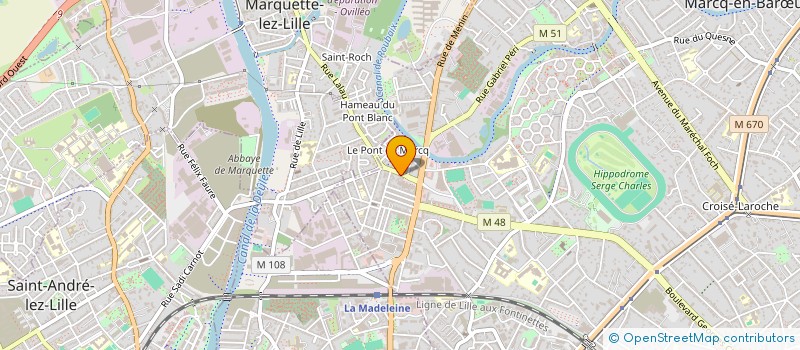 localisation de l'entreprise MONSIEUR EMILIEN JEAN à MARCQ-EN-BARŒUL