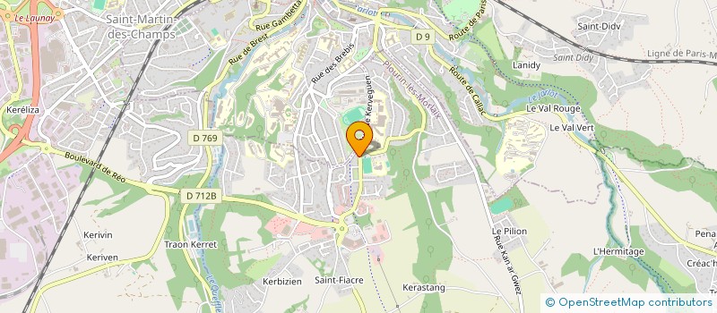 localisation de l'entreprise MONSIEUR EMILIEN L'HENORET  PLOURIN-LES-MORLAIX