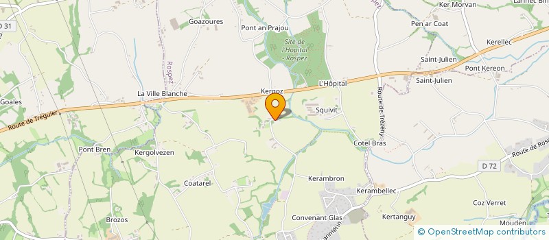 localisation de l'entreprise MONSIEUR EMILIEN L'HEREEC  ROSPEZ