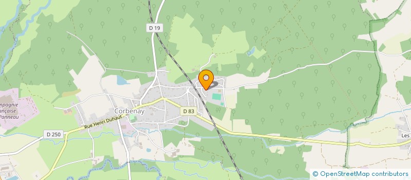localisation de l'entreprise MONSIEUR EMILIEN LACOMBE  CORBENAY