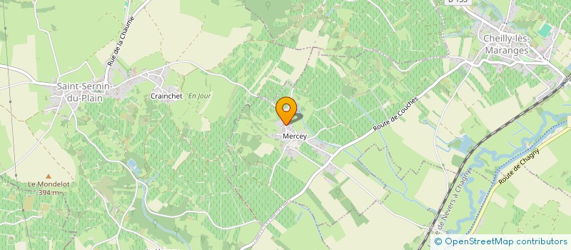 localisation de l'entreprise MONSIEUR EMILIEN LACOUR à CHEILLY-LES-MARANGES