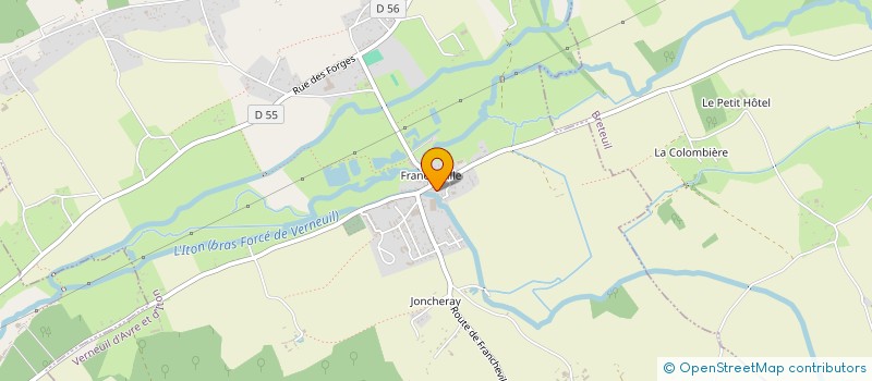 localisation de l'entreprise MONSIEUR EMILIEN LALANDE  VERNEUIL D'AVRE ET D'ITON