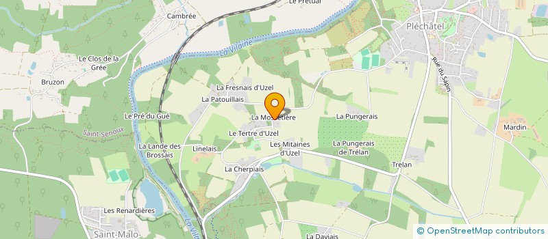 localisation de l'entreprise MONSIEUR EMILIEN LANDAIS  PLECHATEL