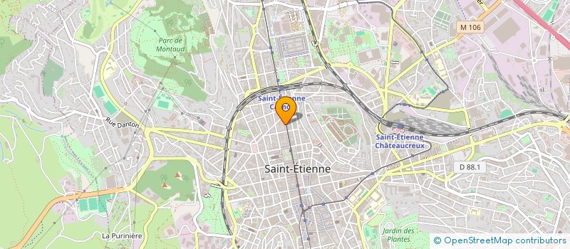 localisation de l'entreprise MONSIEUR EMILIEN LANDON  SAINT-ETIENNE