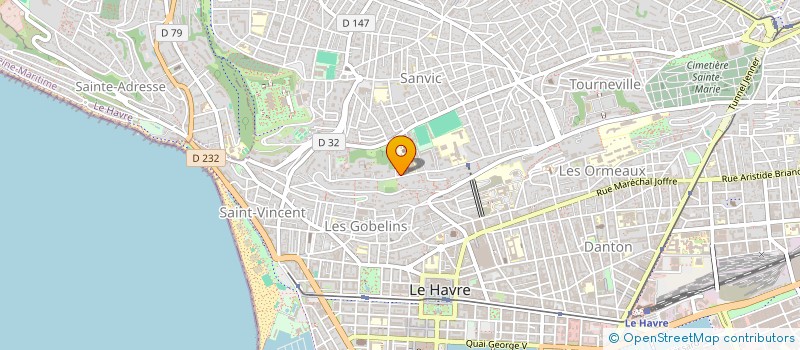 localisation de l'entreprise MONSIEUR EMILIEN LEGRAND  LE HAVRE