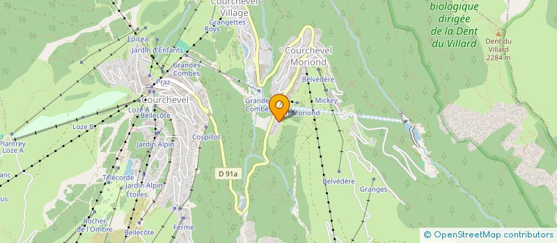 localisation de l'entreprise MONSIEUR EMILIEN LEJEUNE à COURCHEVEL